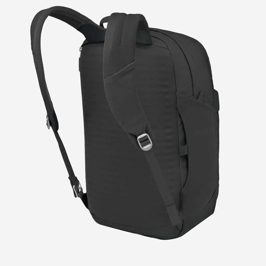 Large Day Backpack Black Recycled Polyester Backpacks