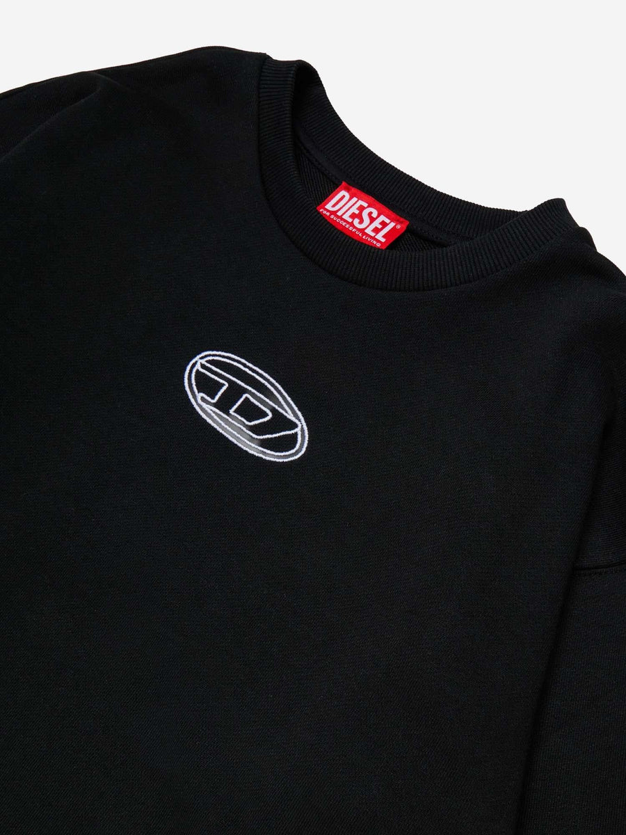 Sweatshirt Cotton Black Hoods & Sweatshirts