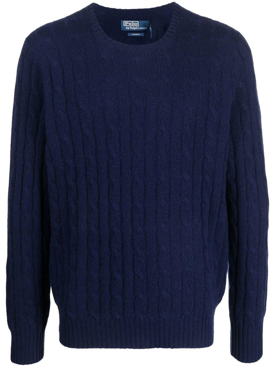Cashmere Knit Sweater Blue