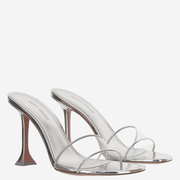 Sandals Andreea Glass Silver Leather