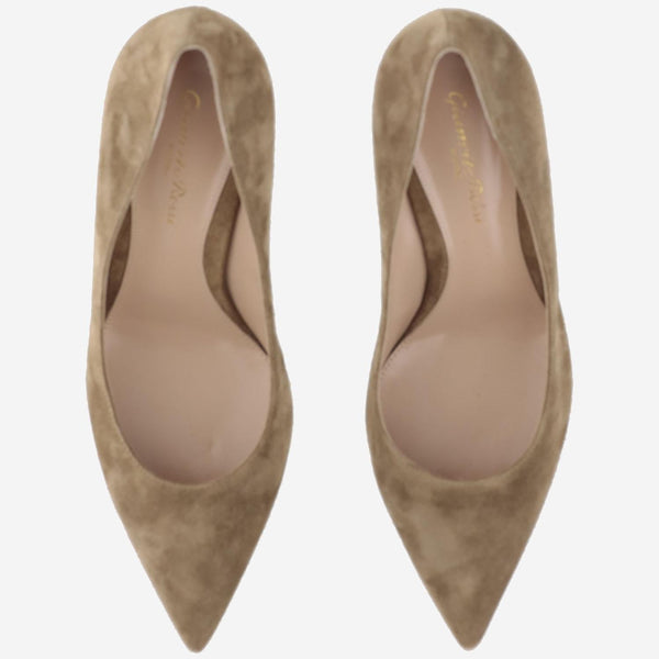 Pumps Suede Beige Leather