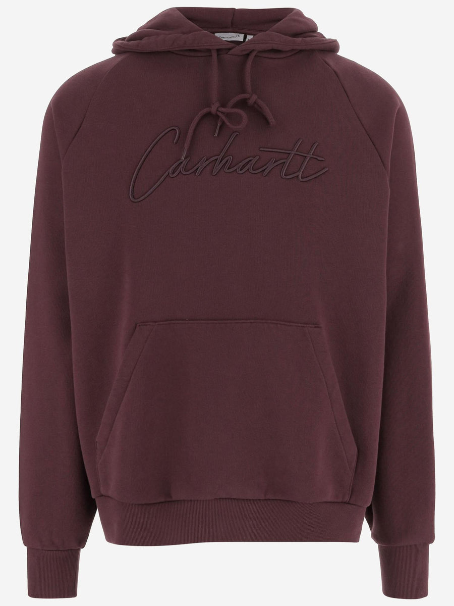 Cotton Sweatshirt Burgundy Sweatshirts