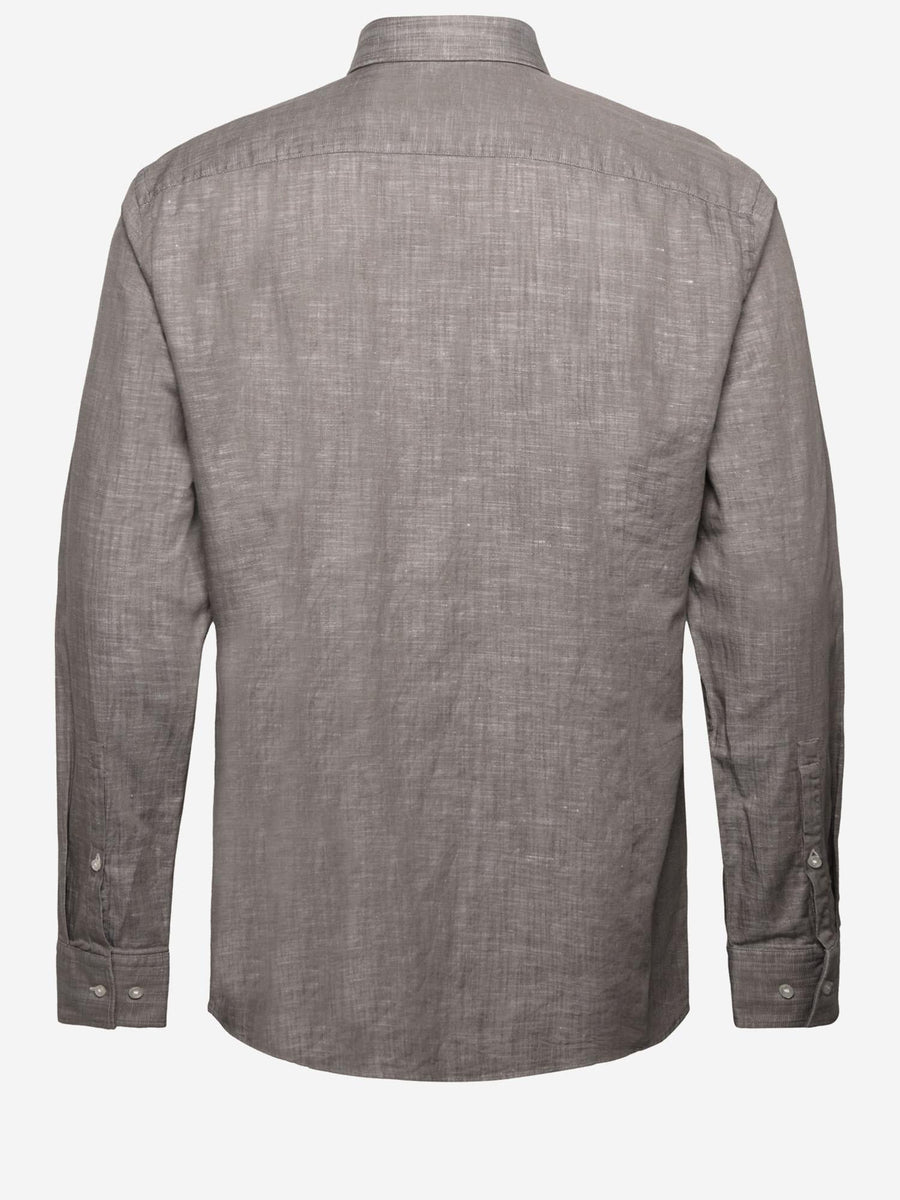 Shirt Cotton-Linen Taupe