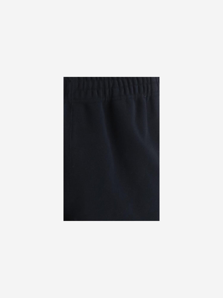 Burberry Check Cotton Pants Navy Trousers