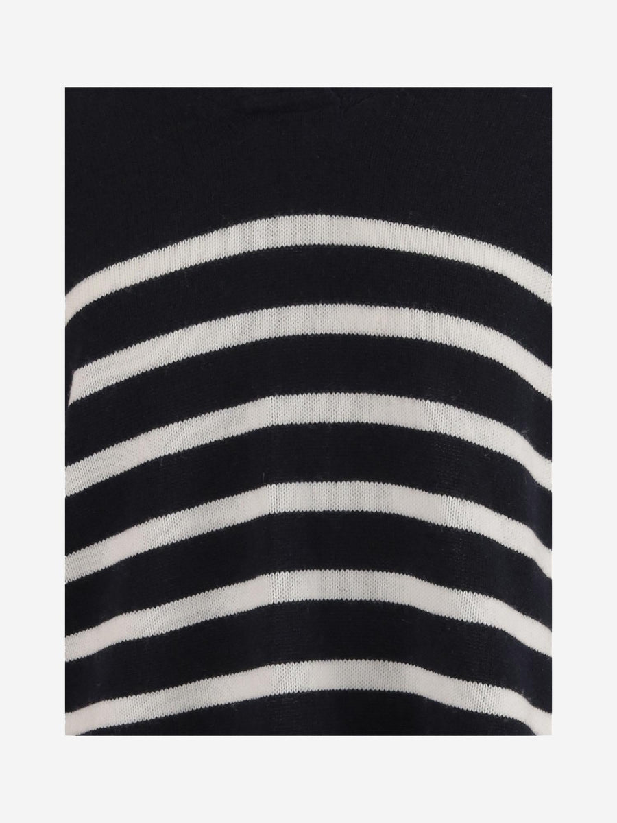 Cashmere Striped Sweater Multicolour Wool
