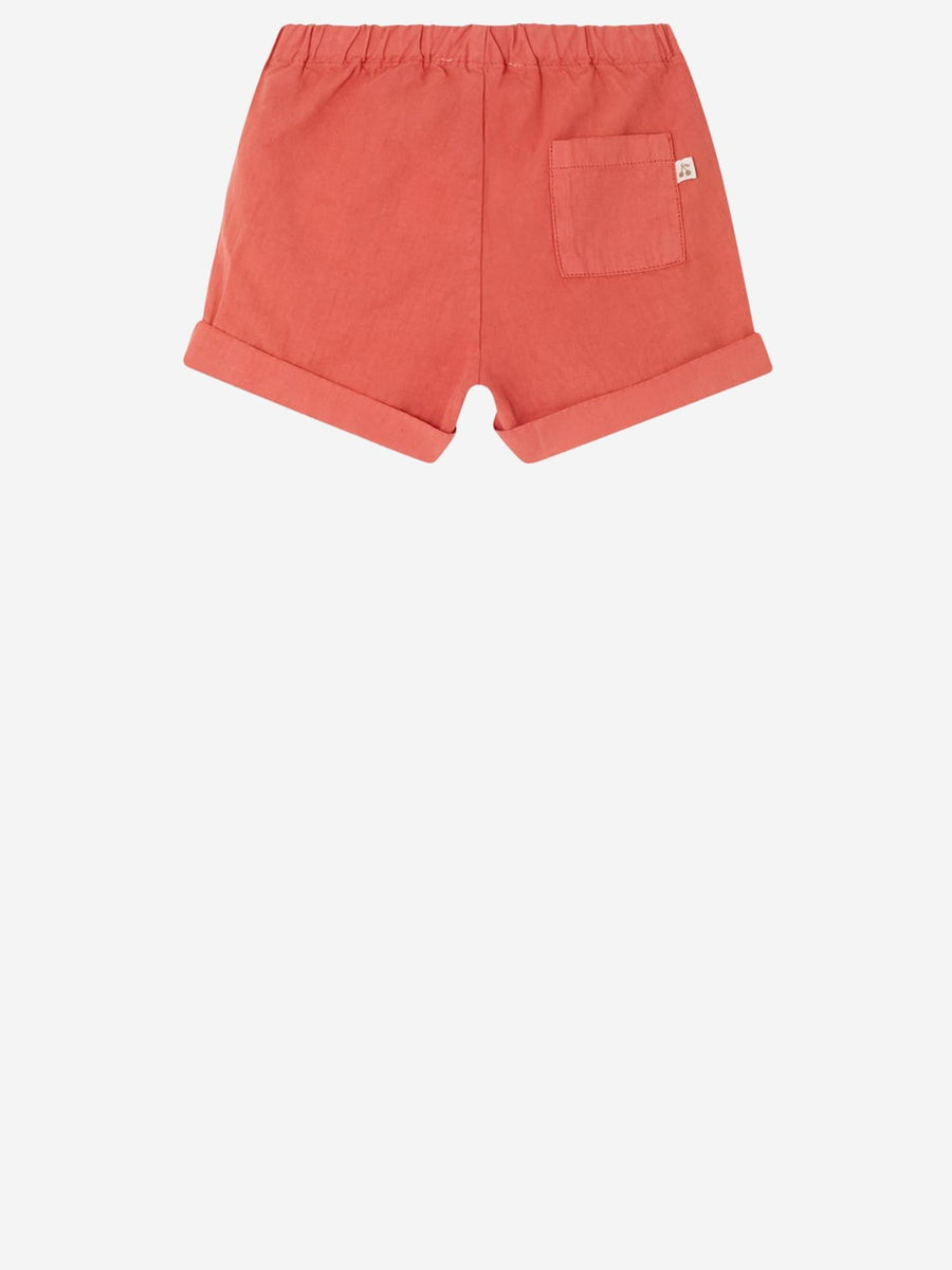 Cotton Shorts Red Organic
