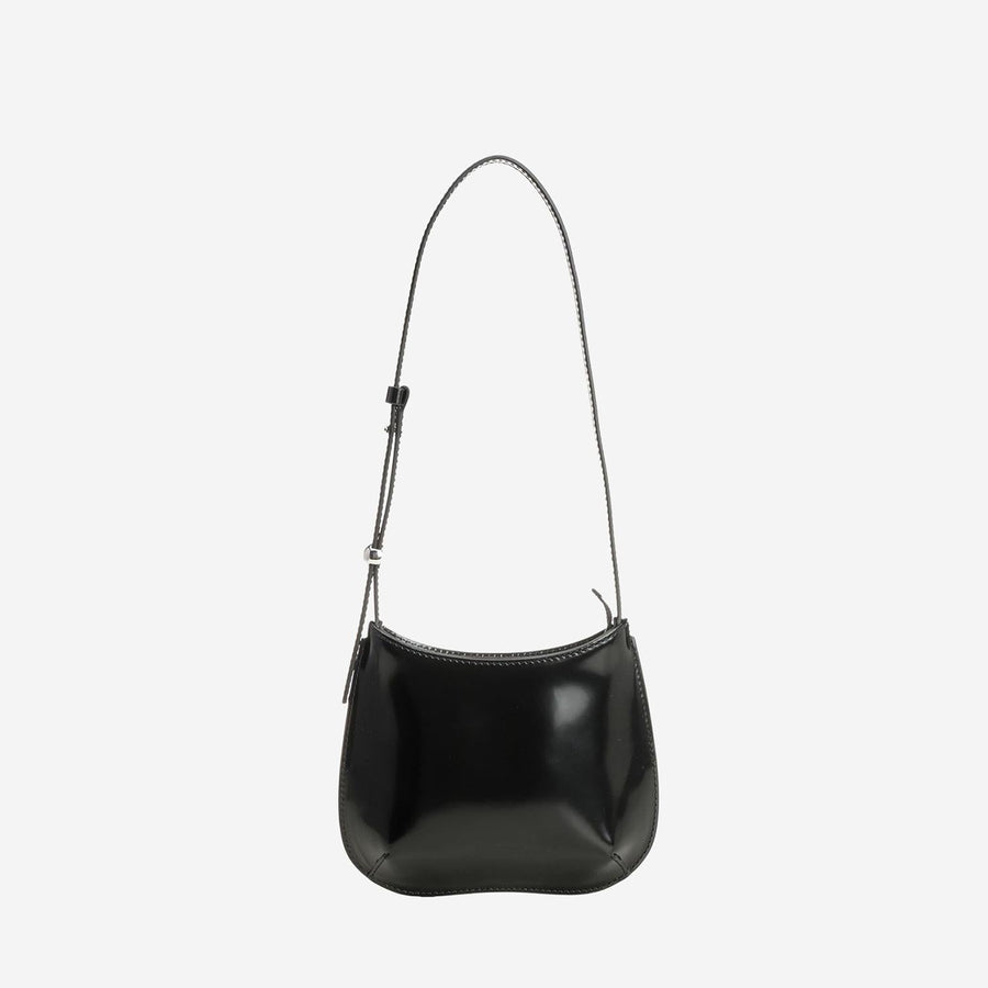 Le Petit Bisou Shoulder Bag Black Leather