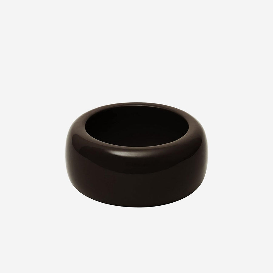 Resin Bracelet, Dark Brown Gloss