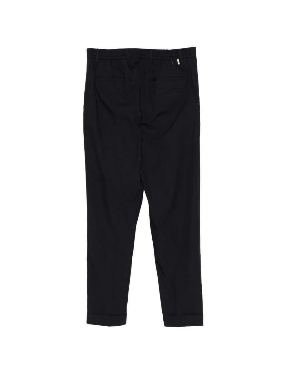 Trousers Navy Cotton