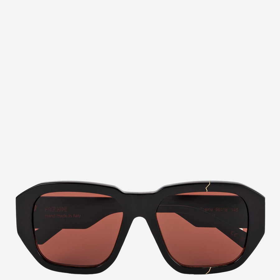 Broken Cosmo Sunglasses Red Acetate