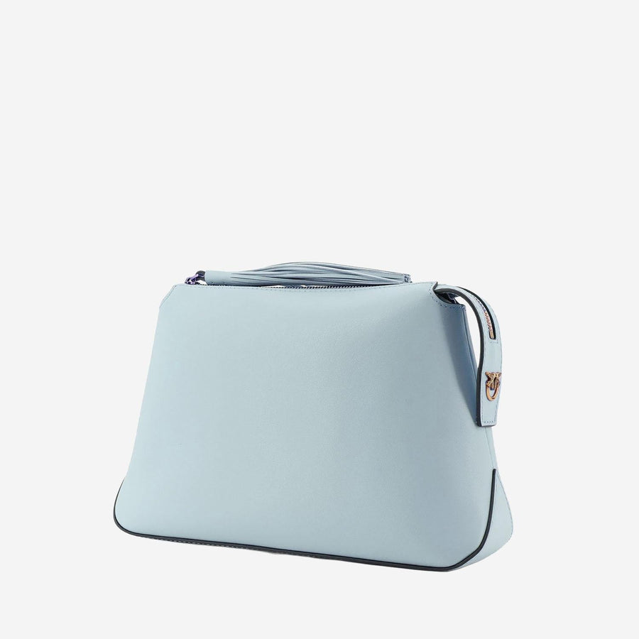 Beauty Case Light Blue Leather Accessory