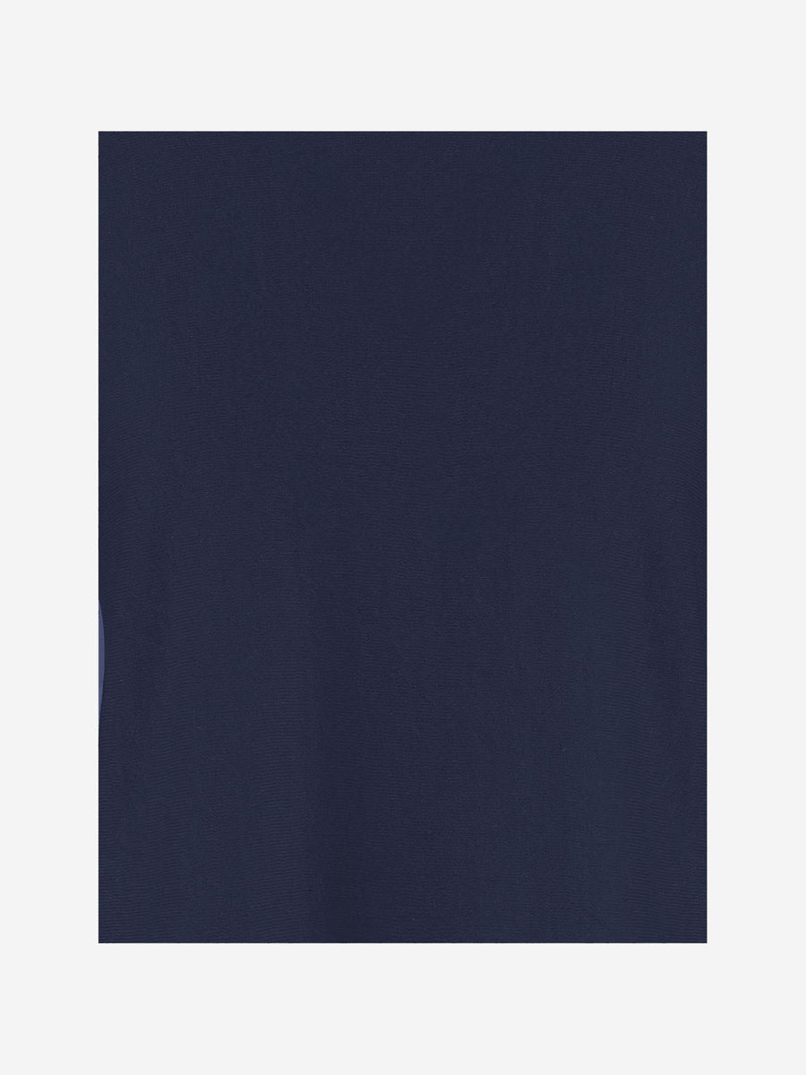 Linen And Cotton Sweater Navy