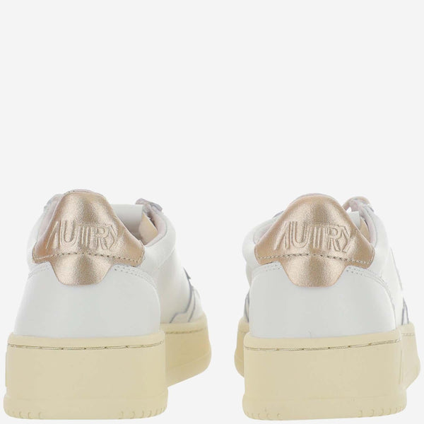 Medalist Low Sneakers Gold Cow Leather Trainers