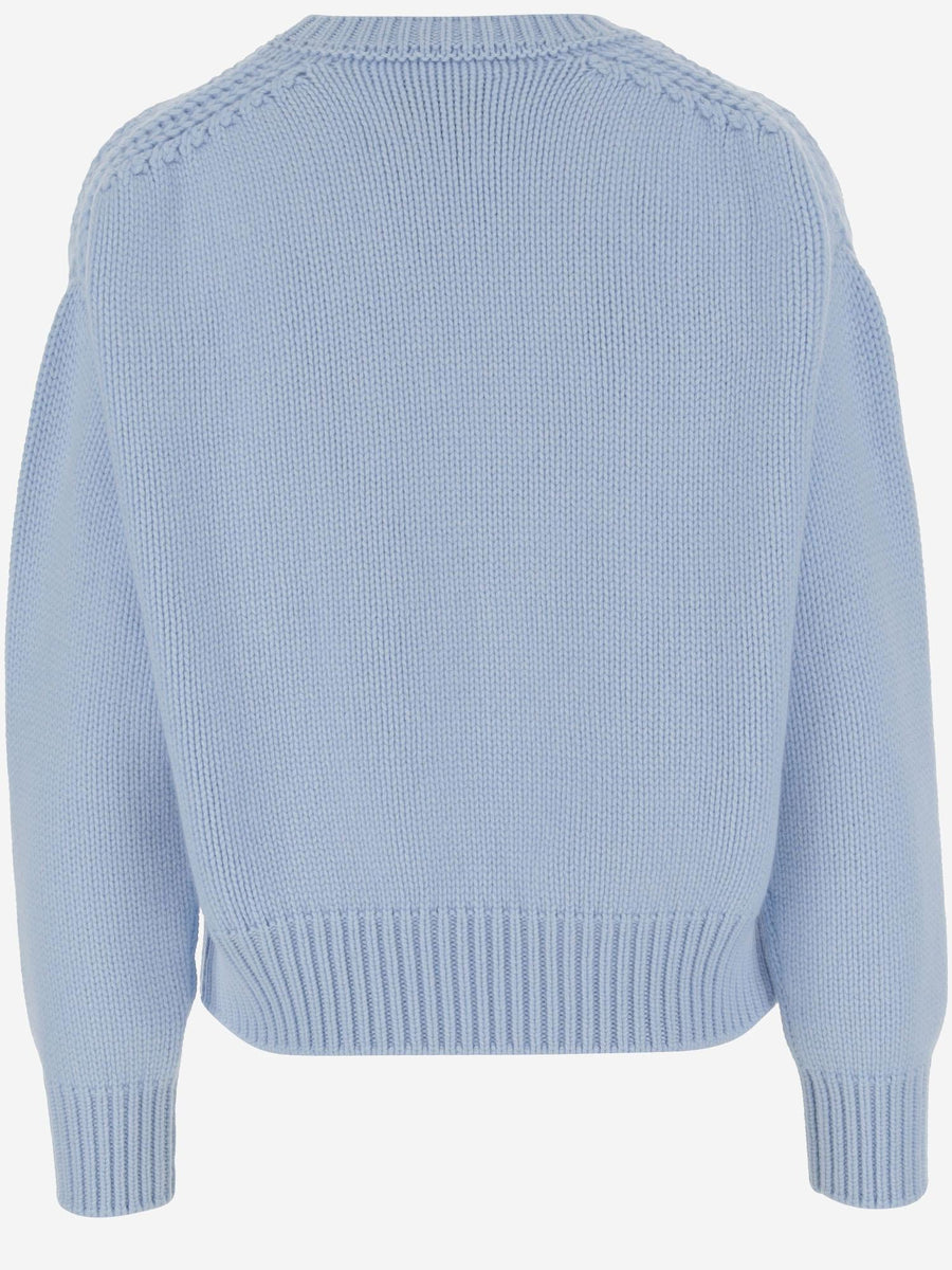 Cashmere Jade Sweater Light Blue