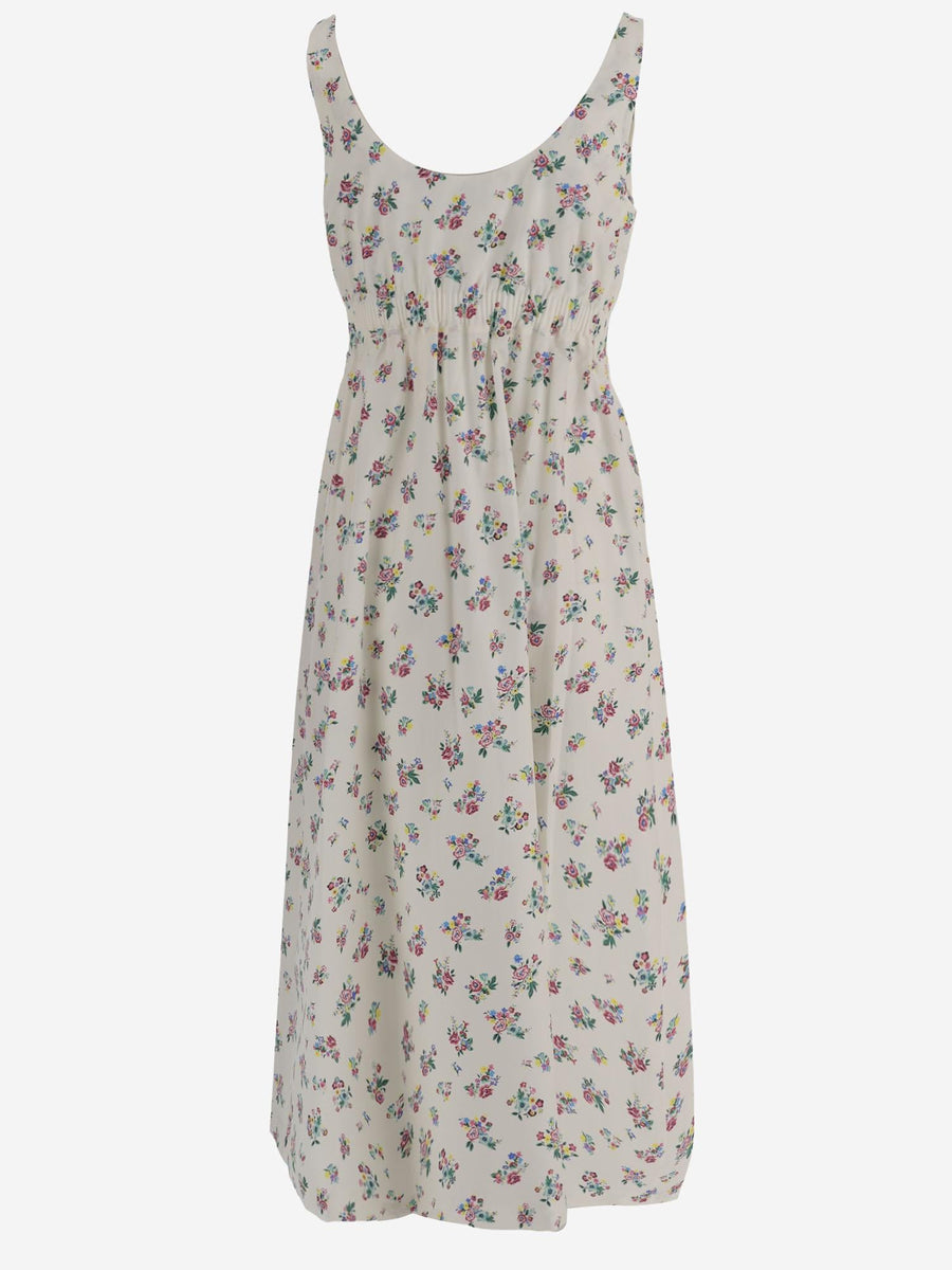 Dress Sleeveless Cotton Floral Multicolour