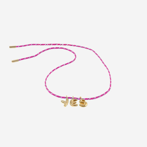 Necklace Fabric And Metal Multicolour