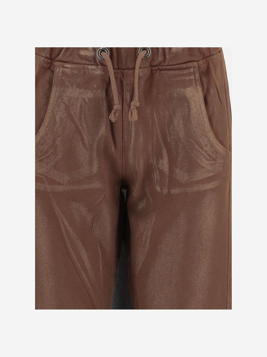Trousers Cotton Brown