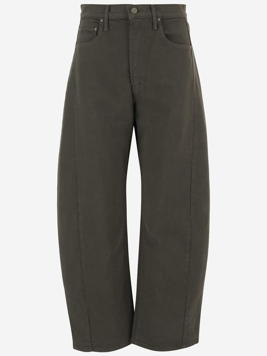 Stretch Cotton Pants Green Jean