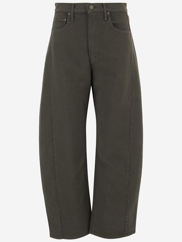 Stretch Cotton Pants Green Jean