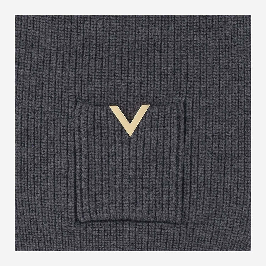 Wool Scarf Gray