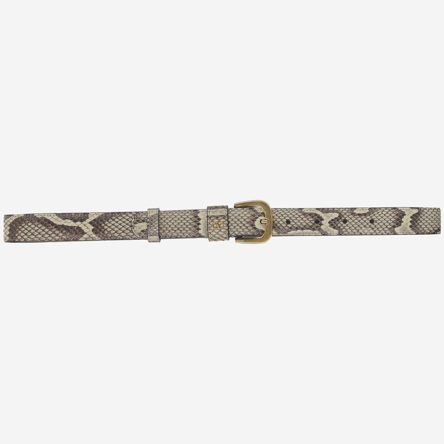 Python Leather Belt