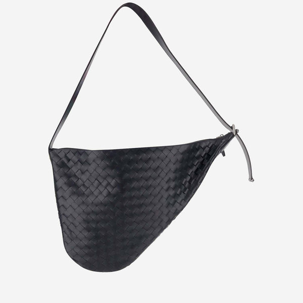 Virgule Bag Navy Calfskin Messenger