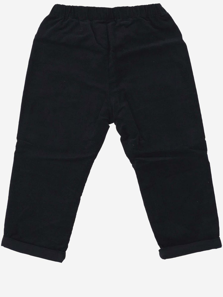 Pants Cotton Navy Trousers