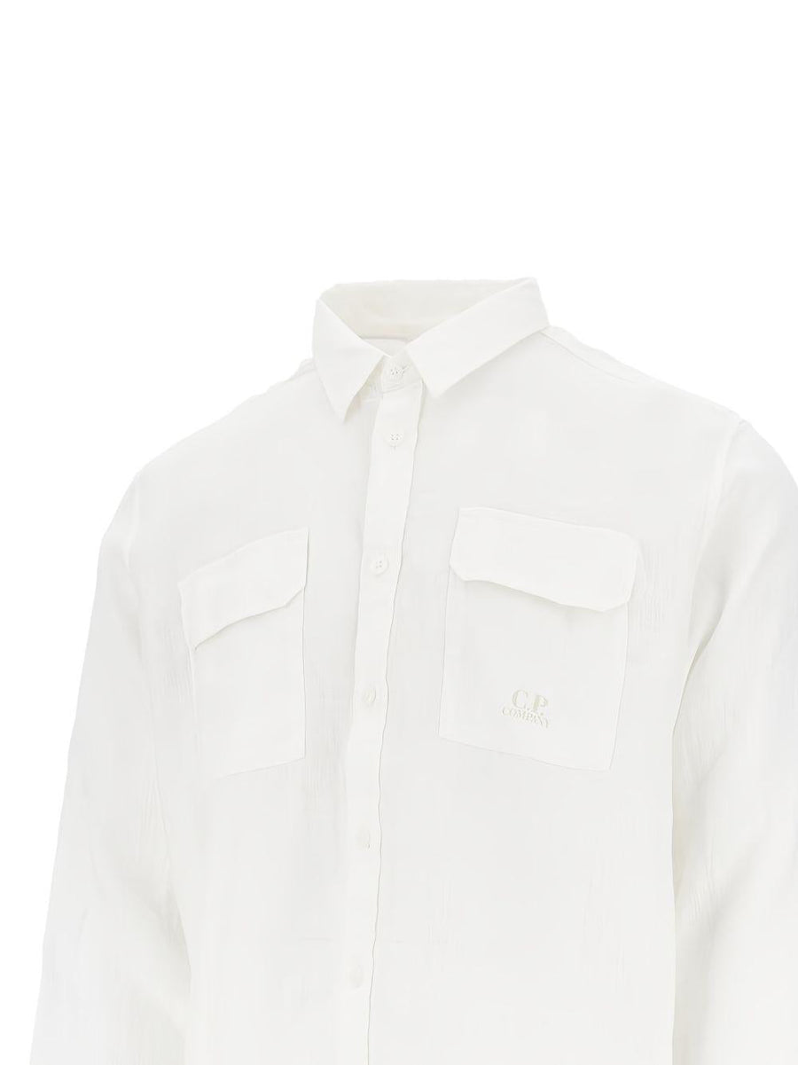 Shirt White Linen