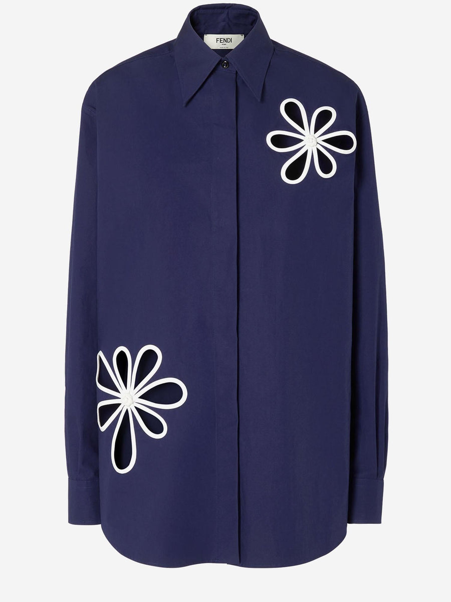 Shirt Cotton Poplin Navy