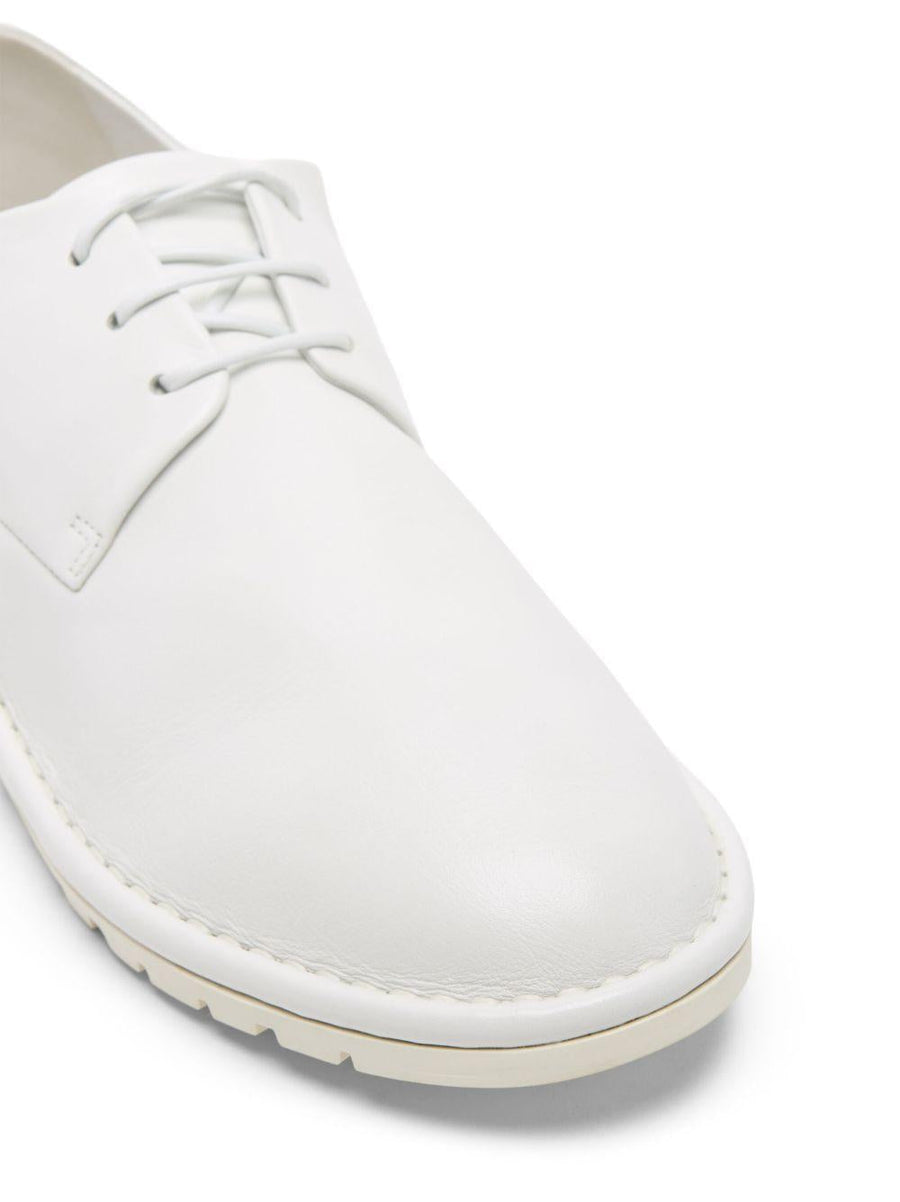 Lace-Up Shoes Sancrispa White Calfskin Accessories