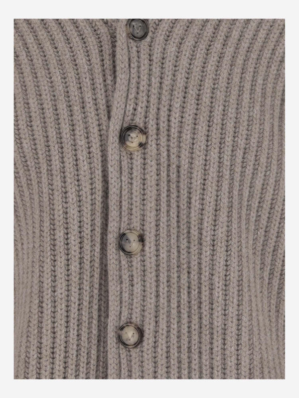 Wool Cardigan Beige