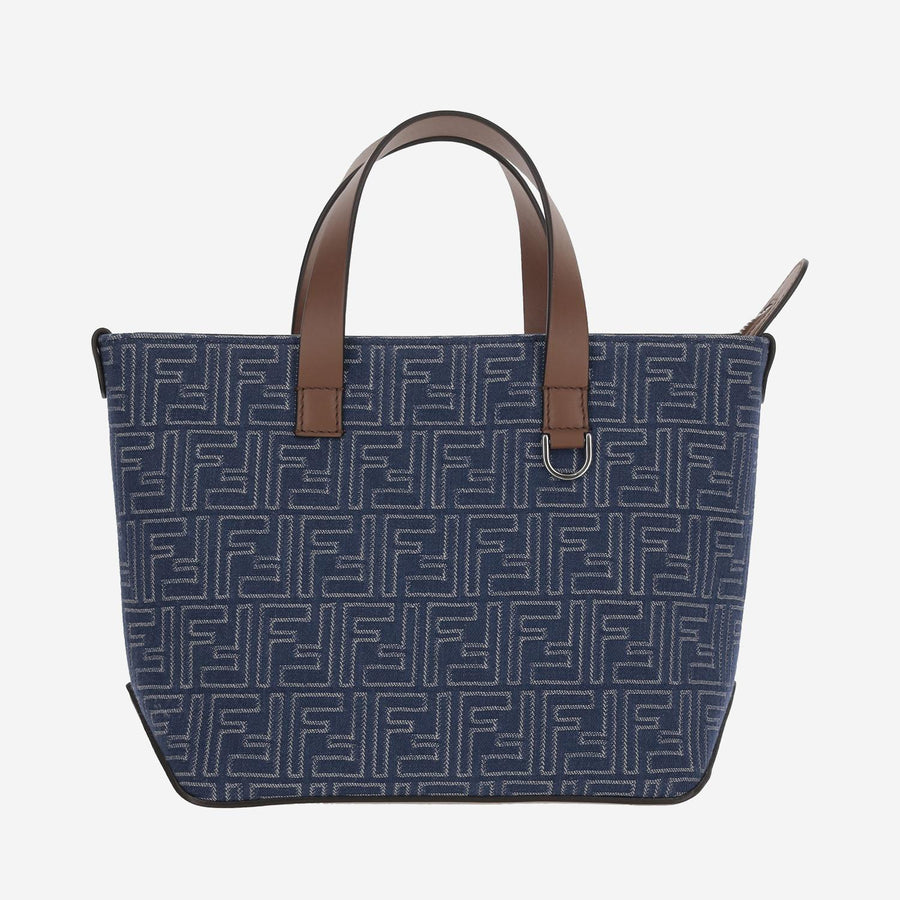 Ff Pattern Hand Bag Cotton Handbags