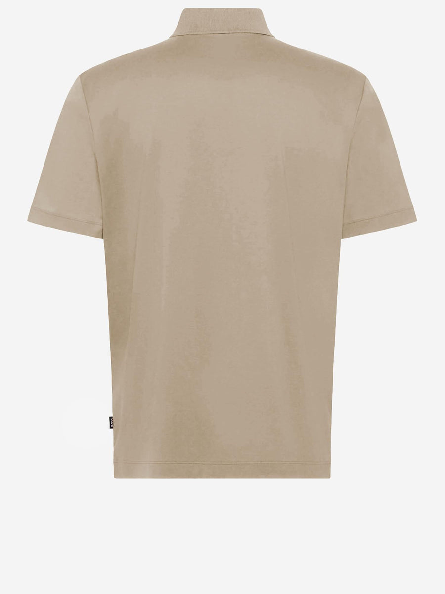 Polo Shirt Cotton Beige