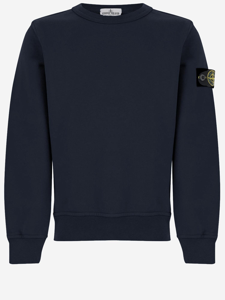Sweatshirt Stretch Cotton Navy Knitwear