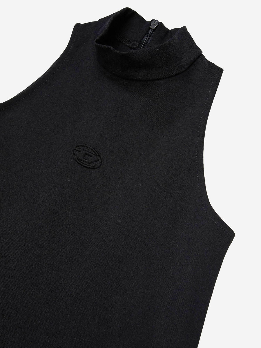 Damy Dress Stretch Viscose Blend Black