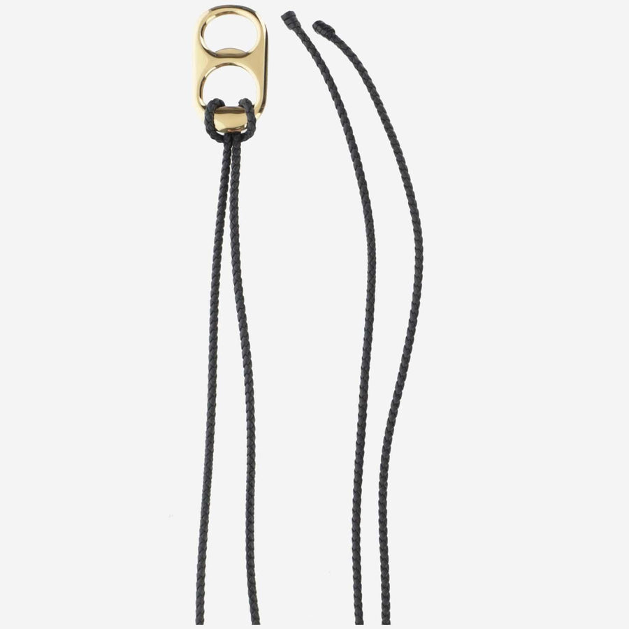 Intrecciato Nappa Leather Belt Black Lamb