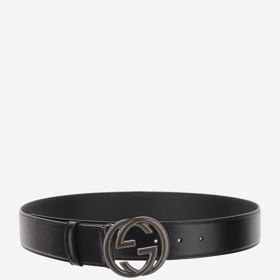 Black Leather Belt Calfskin