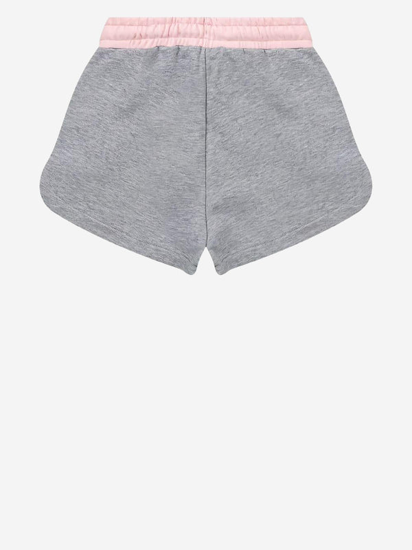Logo Cotton Shorts Grey