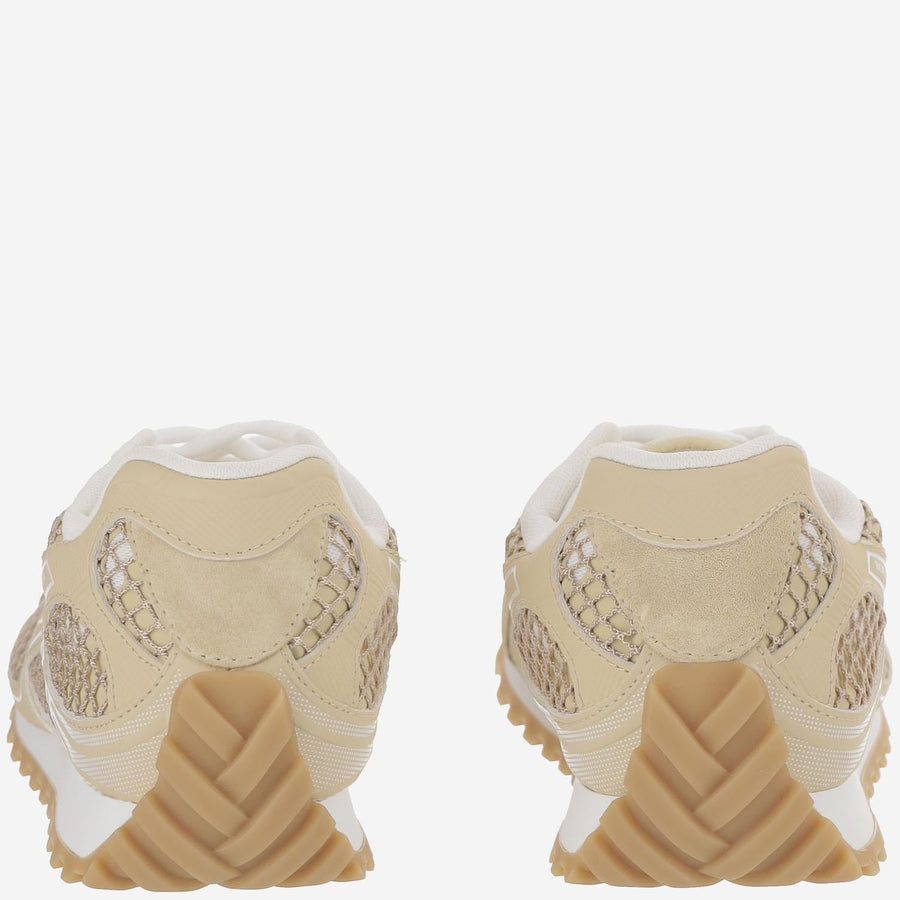 Orbit Sneakers Cream Leather Trainers