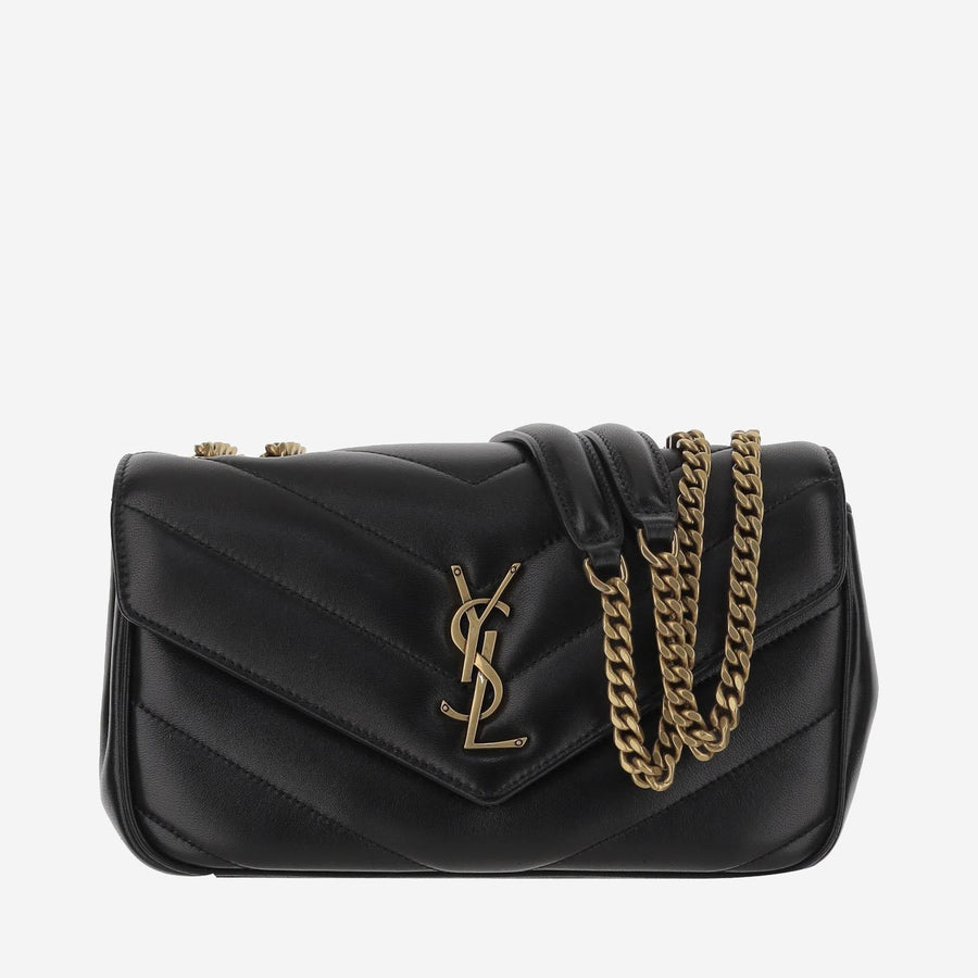 Small Loulou Bag Black Lambskin Shoulder