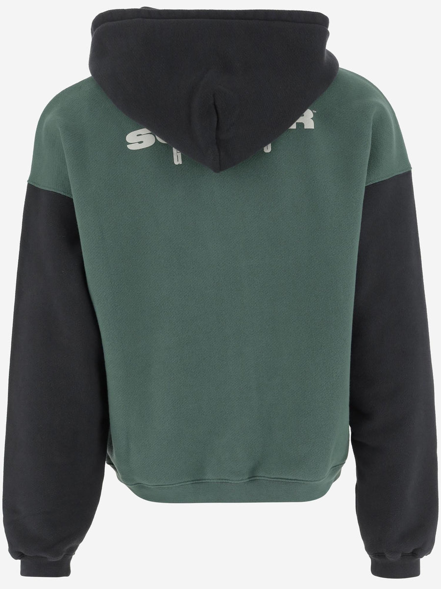 Logo Cotton Sweatshirt Black Organic Sweatshirts