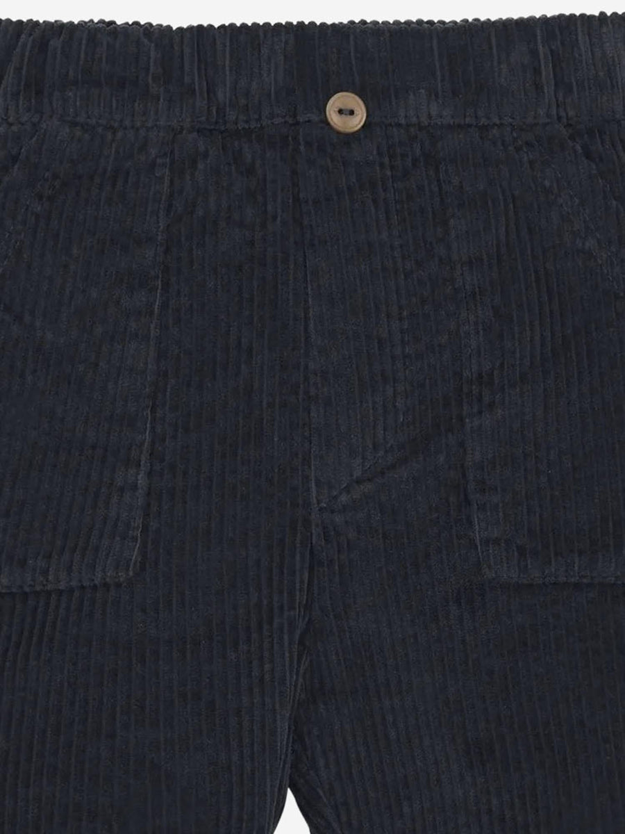 Pants Louis Cotton Velvet Navy Trousers
