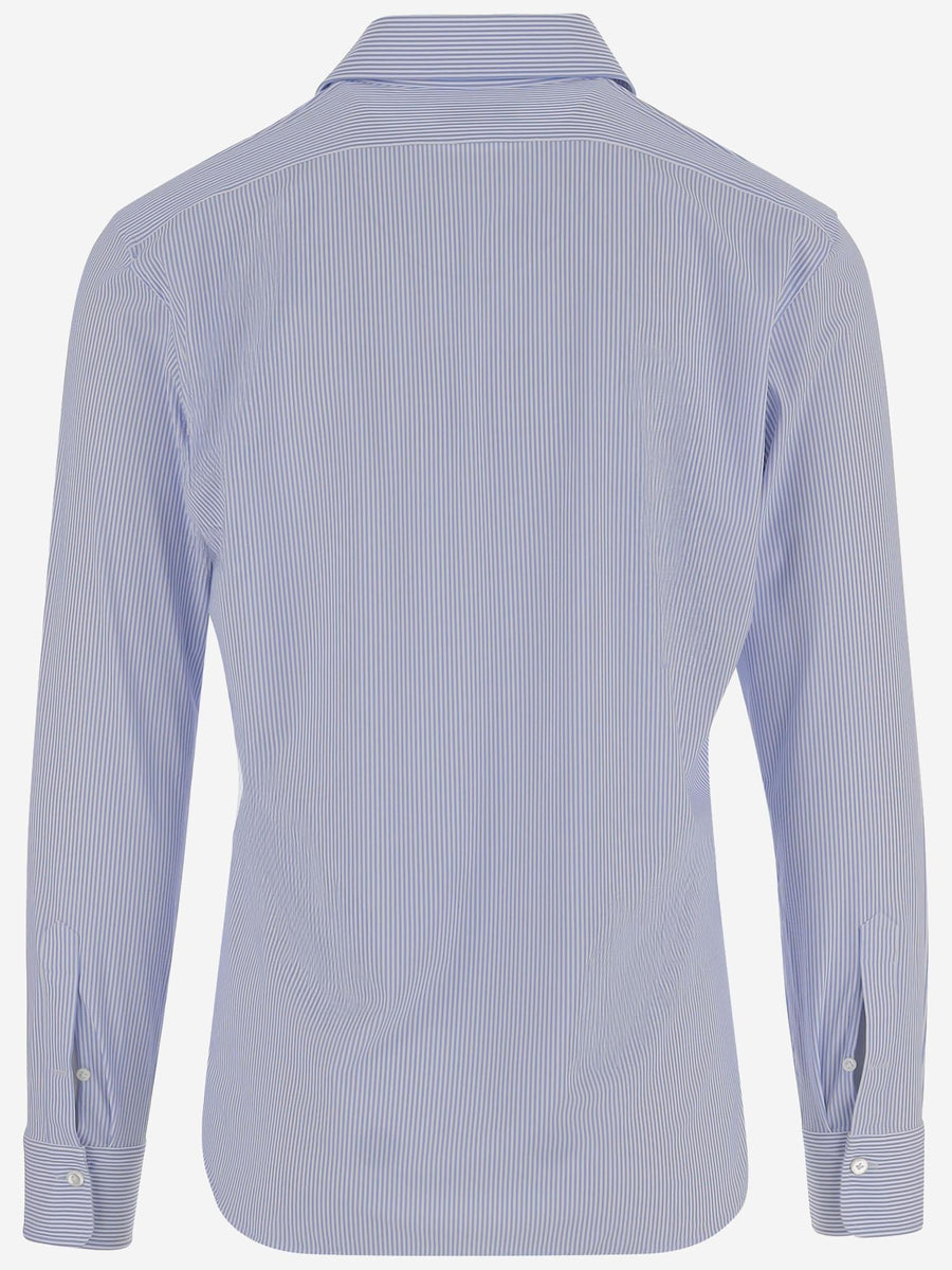 Shirt Stretch Jersey Light Blue Nylon