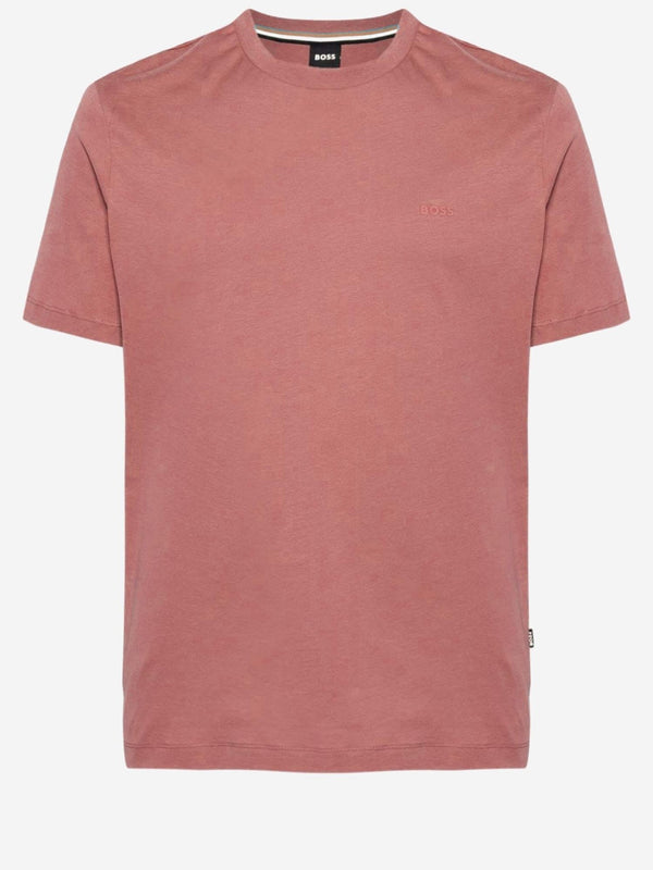 Cotton T-Shirt With Logo, Red T-shirts