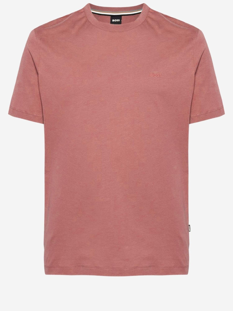 Cotton T-Shirt With Logo, Red T-shirts