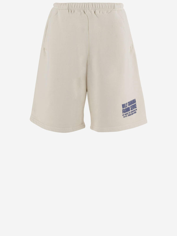 Cotton Shorts Ivory