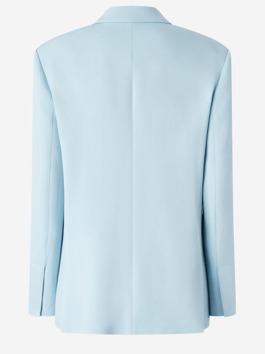 Jacket Stretch Viscose Light Blue Outer