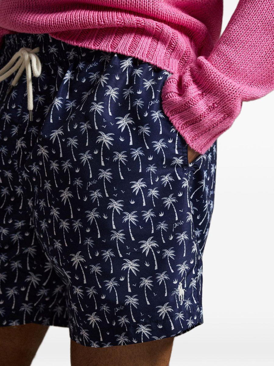 Swim Shorts Traveller Blue Polyester Suits