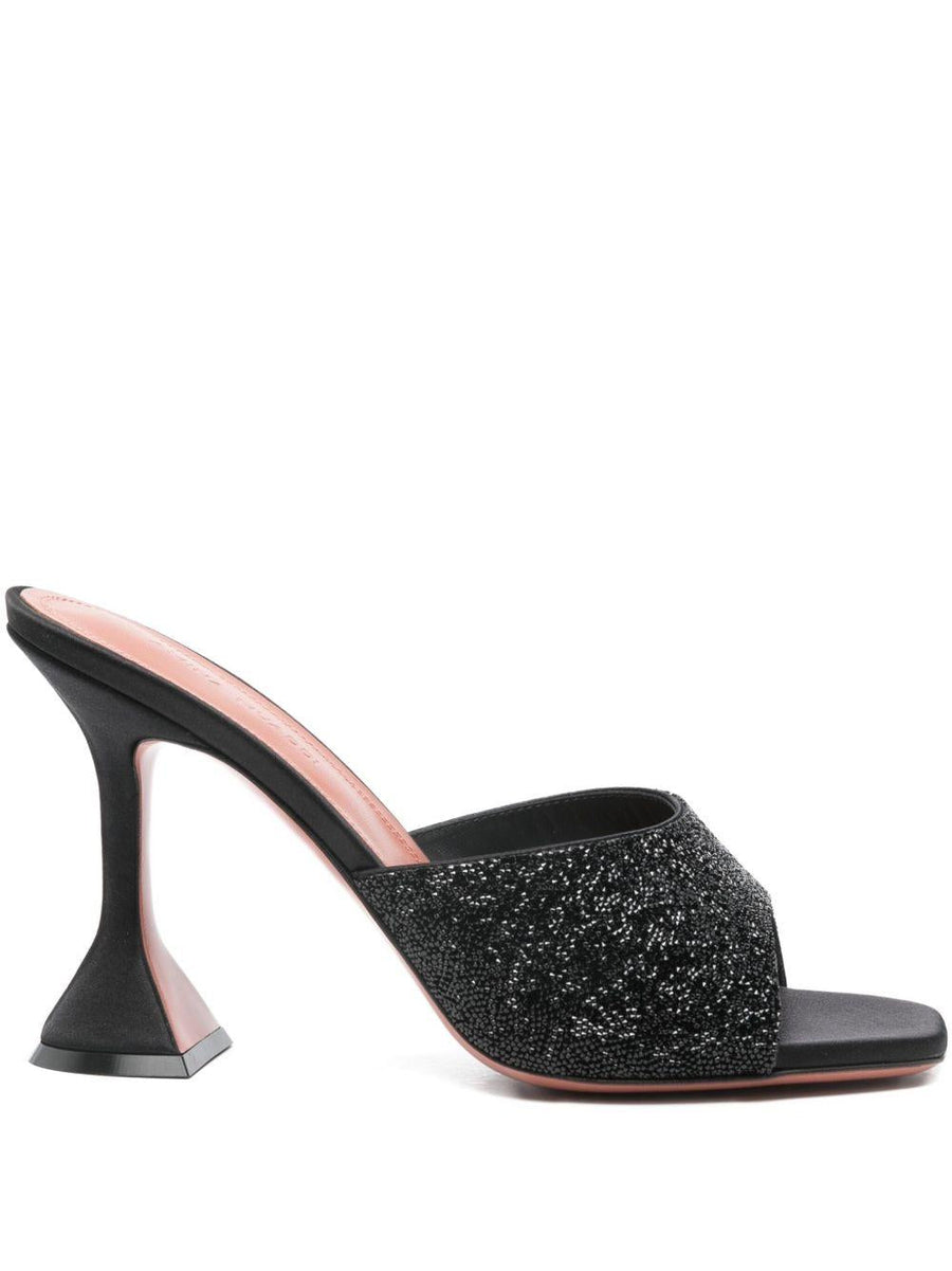 Sandals Lupita Slipper 95 Black Satin