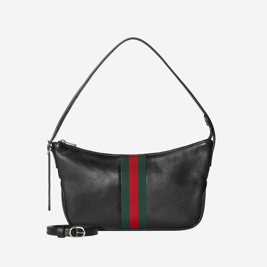 Shoulder Bag Lunetta Black Leather